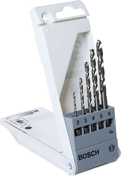 BOSCH 5 Parça 1/4 Girişli HSS-G Metal Matkap Ucu Seti fiyatı