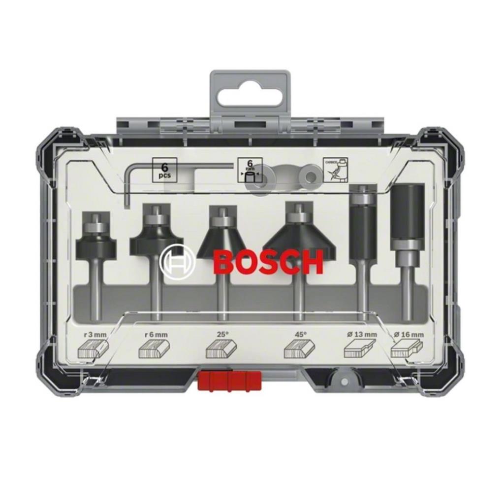 BOSCH 6 mm Saplı Profesyonel Ahşap Freze Bıçak Seti 6 Parça (2607017468) nasıl kullanılır