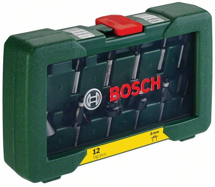 BOSCH 8 mm Ahşap Freze Uç Seti 12 Parça (2607019466) nasıl kullanılır