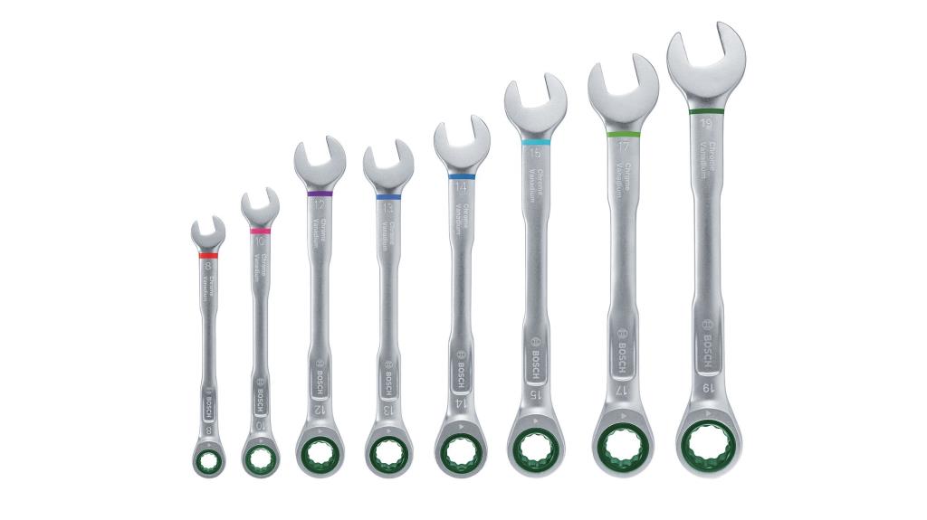BOSCH 8 Parça Cırcırlı Kombine Anahtar Takımı (1600A027PS) nasıl kullanılır