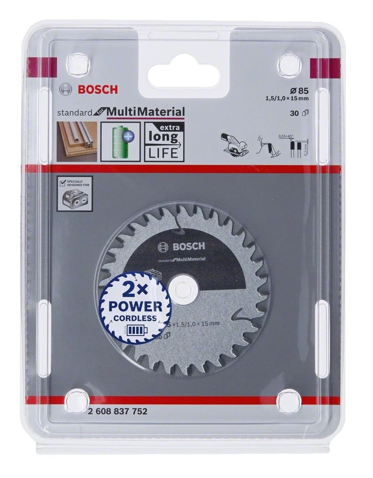 BOSCH 85 mm 30 Diş Multi Material Elmas Daire Testere (Ahşap - Aluminyum için) nasıl kullanılır