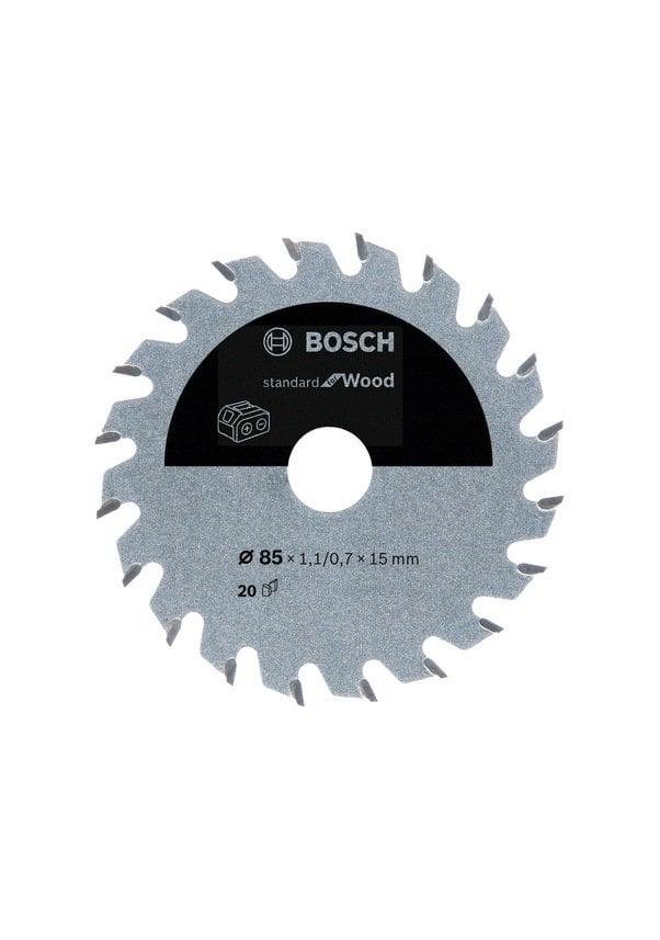 BOSCH 85x15x1.1 mm 20 Diş Ahşap Daire Testere (GKS 12V-26 için) fiyatı