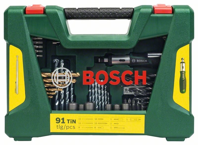 BOSCH 91 Parça V-Line Matkap Ucu ve Aksesuar Seti ne işe yarar