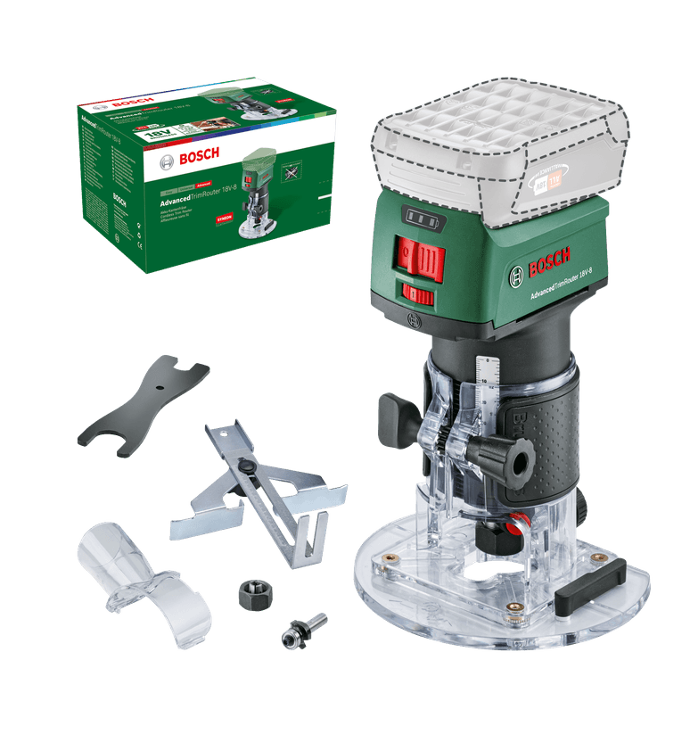 BOSCH AdvancedTrimRouter 18V-8 Akülü Freze (Akü ve Şarj Aleti Hariç) nasıl kullanılır