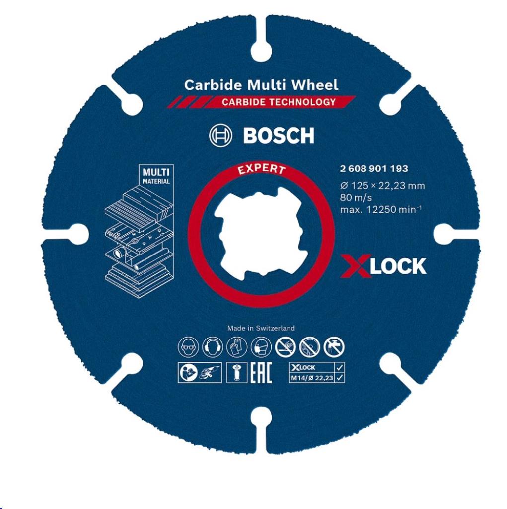 BOSCH Carpide Multi Whell Taşlama İçin Ahşap Kesme Diski 125 mm (Elmas Uçlu) fiyatı