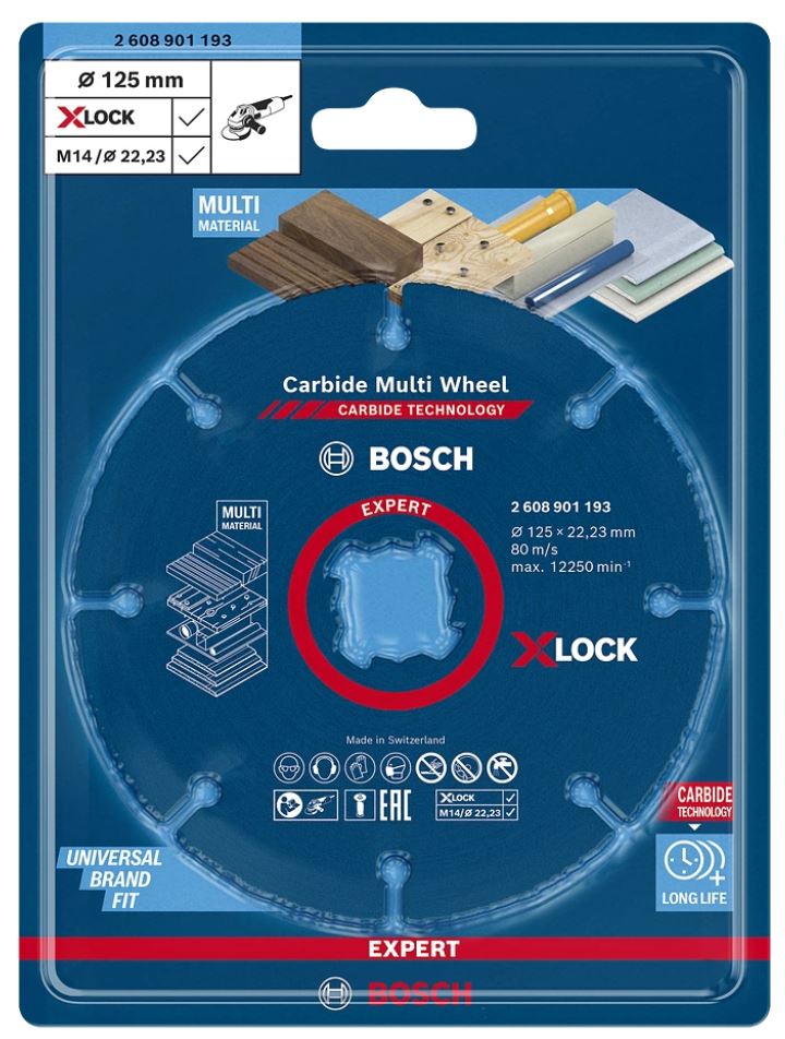 BOSCH Carpide Multi Whell Taşlama İçin Ahşap Kesme Diski 125 mm (Elmas Uçlu) nasıl kullanılır