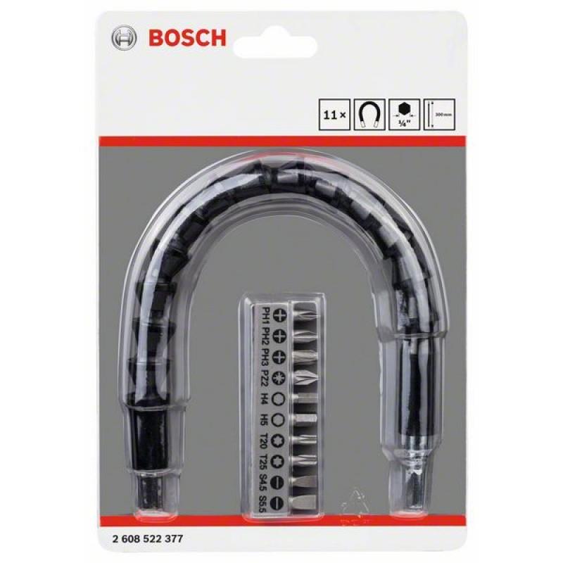 BOSCH Esnek Bükülebilir Vidalama Seti 30 cm 10 Parça ne işe yarar