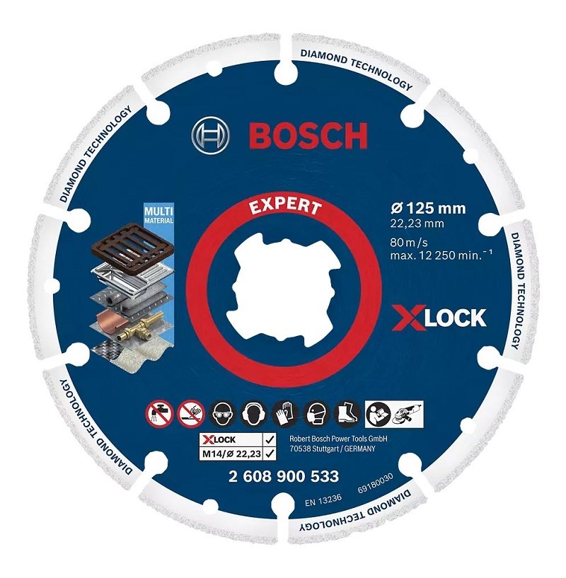 ﻿BOSCH Expert 125 mm Elmas Metal Kesme Diski X-LOCK fiyatı