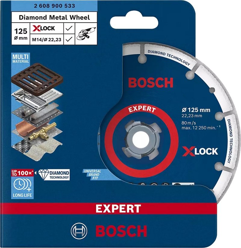 ﻿BOSCH Expert 125 mm Elmas Metal Kesme Diski X-LOCK nasıl kullanılır