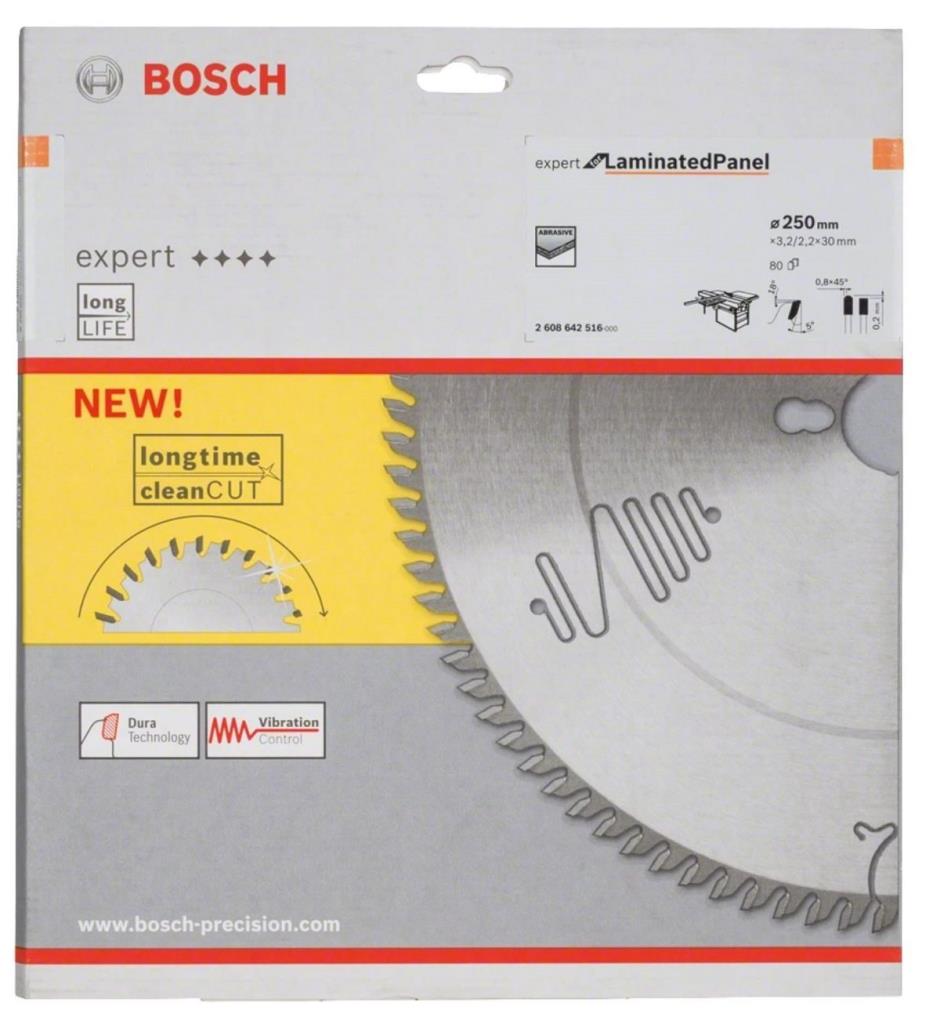 BOSCH Expert for Laminant 250x30x3,2 mm 80 Diş Elmas Daire Testere (2608642516) nasıl kullanılır