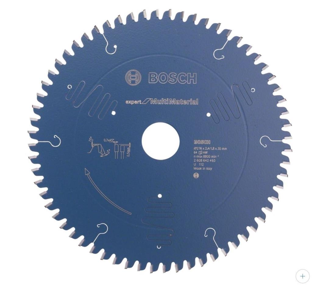 BOSCH Expert for Multimaterial 216x30x2.4 mm 64 Diş Aluminyum Elmas Daire Testere (2608642493) fiyatı