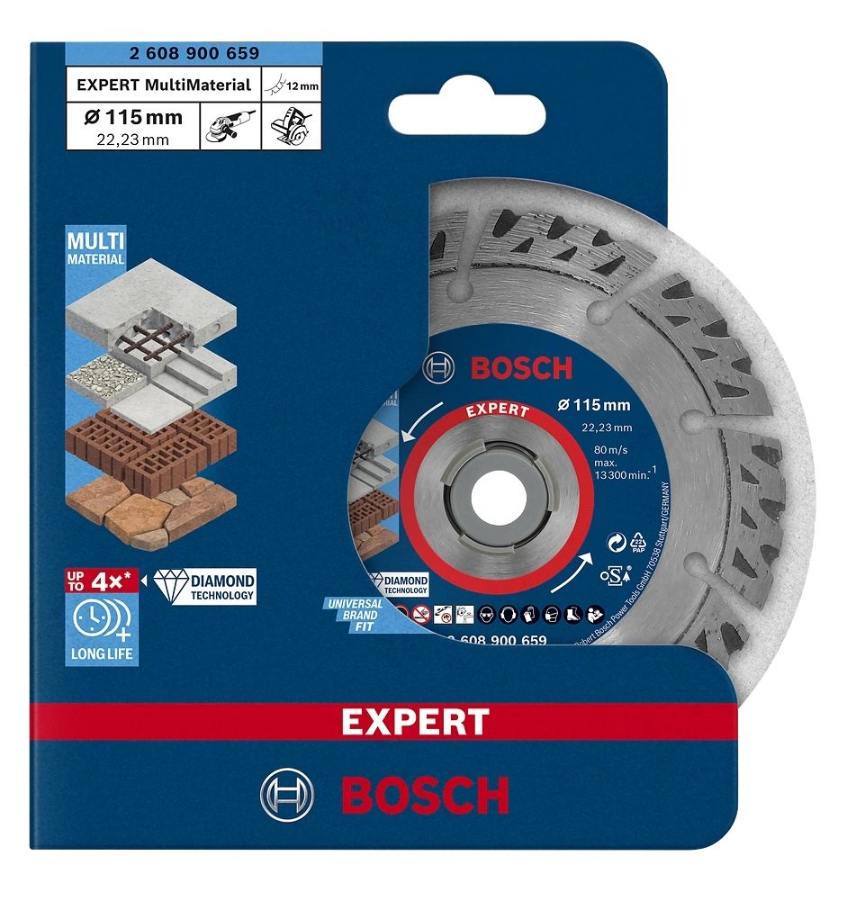 BOSCH EXPERT Multi Material Elmas Testere 115 mm nasıl kullanılır