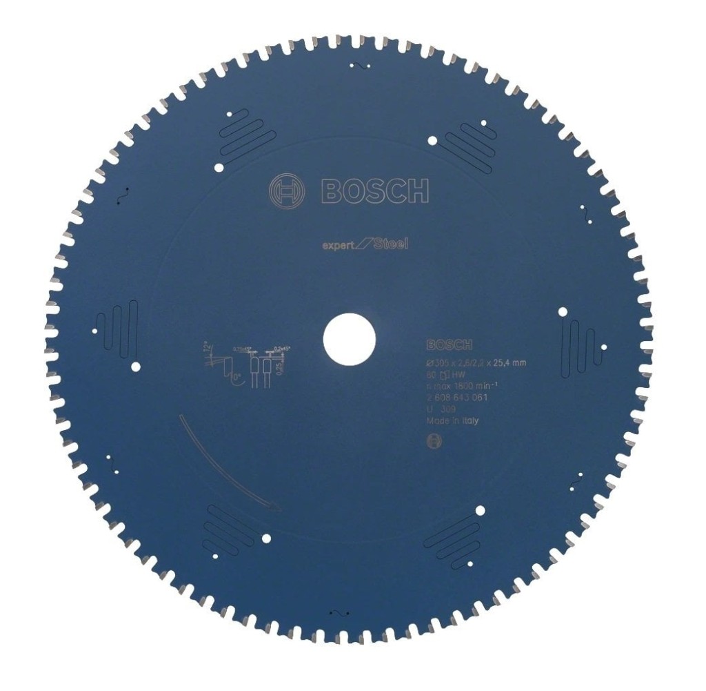 BOSCH Expert Steel 305x2.6x25.4 mm 60 Diş Elmas Uçlu Metal Kesme Daire Testeresi (2608643060) fiyatı