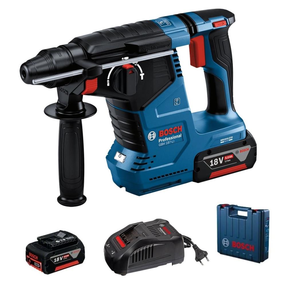 BOSCH GBH 187 LI Akülü Kırıcı Delici 18 Volt (Çift Akülü) fiyatı