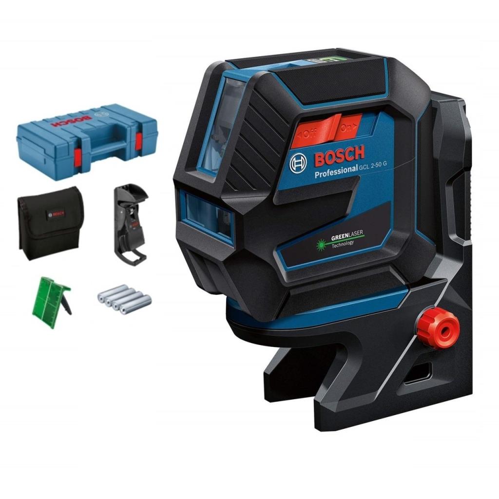 BOSCH GCL 2-50 G Yeşil Lazer Terazi (RM10+DK10 aparatlı) fiyatı
