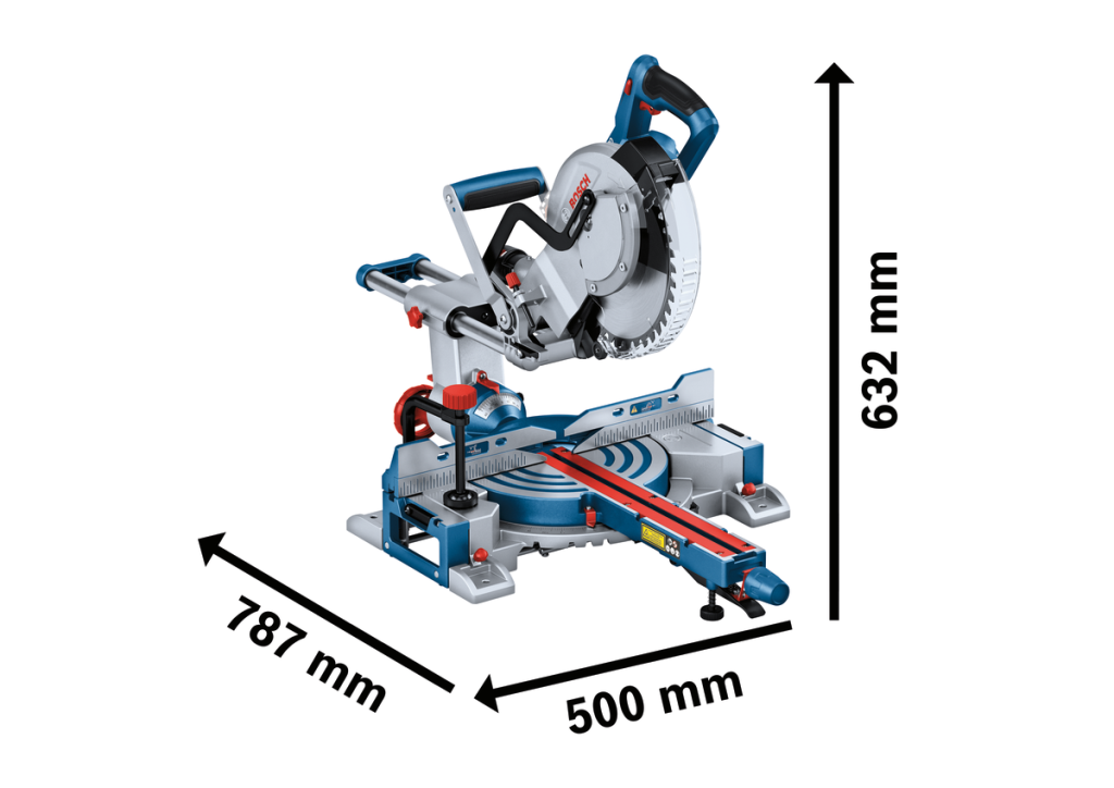 BOSCH GCM 18V-254 D Akülü Kızaklı Gönye Kesme Makinası 254 mm (Akü ve Şarj Aleti Hariç) ne işe yarar