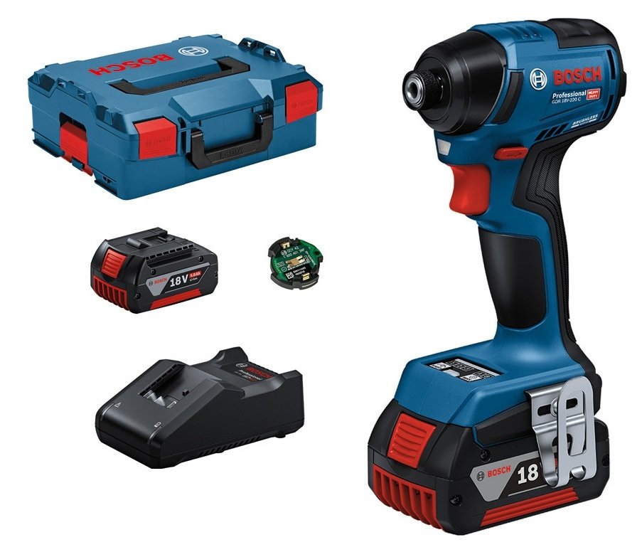 BOSCH GDR 18V-220 C Akülü Torklu Vidalama 18 Volt 5.0Ah Çift Akü fiyatı