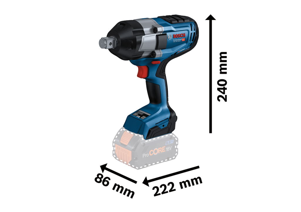 BOSCH GDS 18 V-1050 Şarjlı Somun Sıkma 18 Volt 3/4 Soket (Akü Ve Şarj Aleti Hariç) nasıl kullanılır