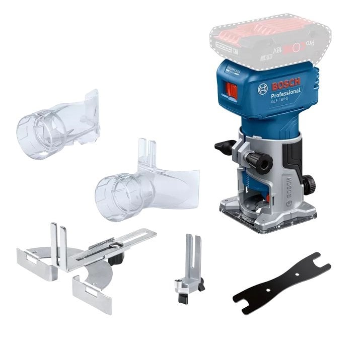 BOSCH GLF 18V-8 Avuç Tip Akülü Freze (Akü ve Şarj Aleti Hariç) fiyatı