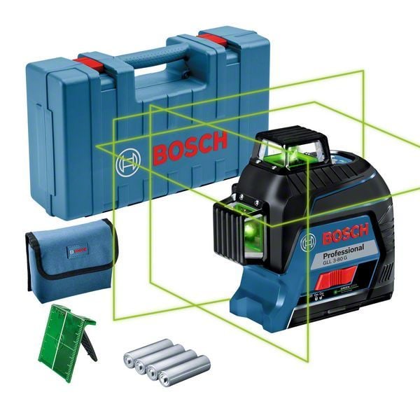 BOSCH GLL 3-80 G Yeşil 360 Derece Lazer Terazi fiyatı