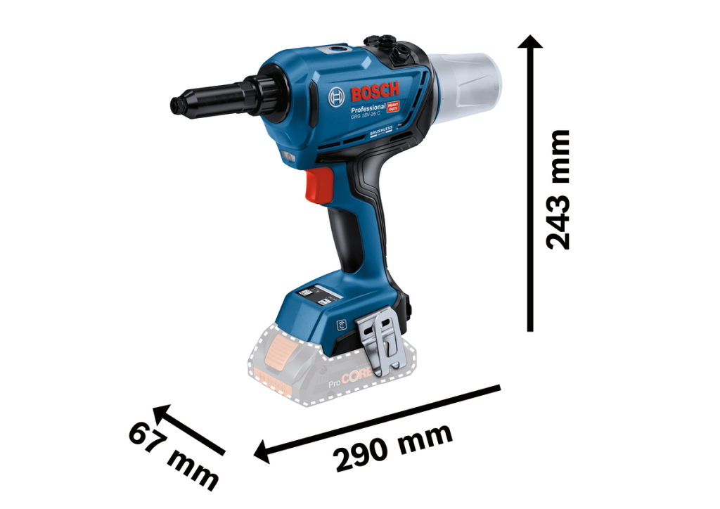 BOSCH GRG 18V-16 C Çift Akülü Perçin Tabancası 18 Volt nasıl kullanılır