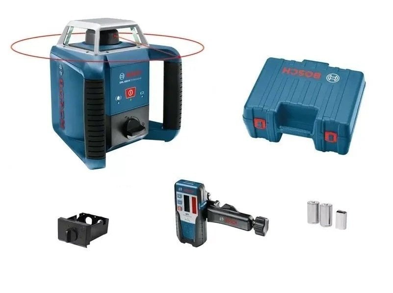 BOSCH GRL 400 H Rotasyon Lazerli Nivo Seti 400 mt Mesafeli fiyatı