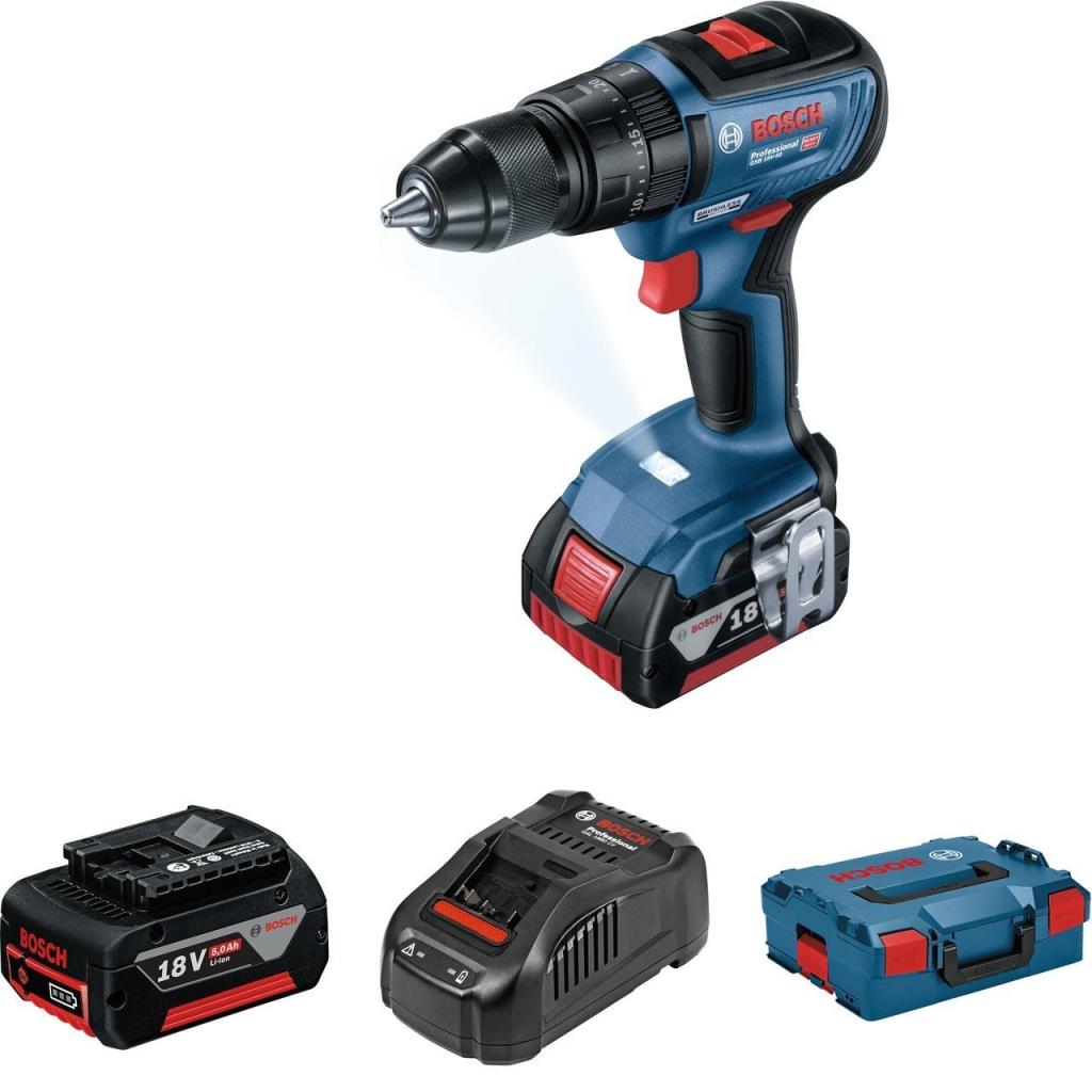 BOSCH GSB 18 V-50 Kömürsüz Motorlu Darbeli Şarjlı Matkap 18 Volt 5.0 Ah fiyatı