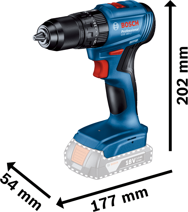 BOSCH GSB 185-LI Şarjlı Matkap 18 Volt (Akü ve Şarj Aleti Hariç) nasıl kullanılır
