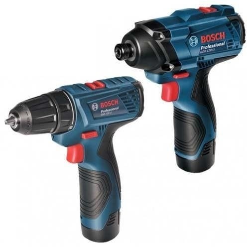 BOSCH GSR 120-LI + GDR 120-LI Akülü Vidalama Seti 12 Volt 2.0 Amper fiyatı