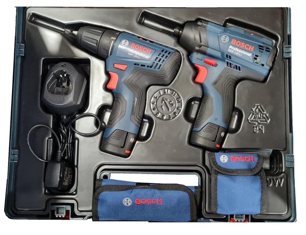 BOSCH GSR 120-LI + GDR 120-LI Akülü Vidalama Seti 12 Volt 2.0 Amper nasıl kullanılır