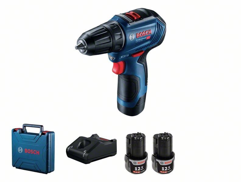 BOSCH GSR 12V-30 Şarjlı Matkap 12 Volt 2.0 Ah (Plastik Çantalı) fiyatı