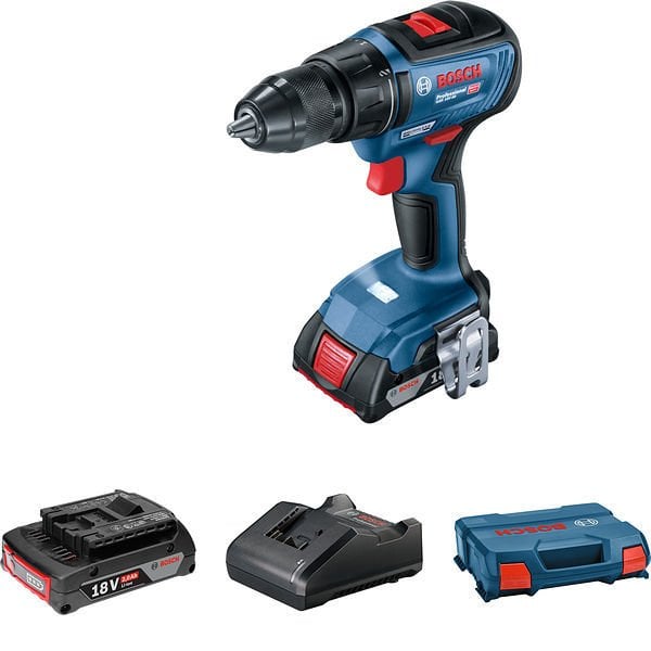 BOSCH GSR 18 V-50 Kömürsüz Motorlu Şarjlı Matkap 18 Volt 2.0 Ah Çift Akü fiyatı