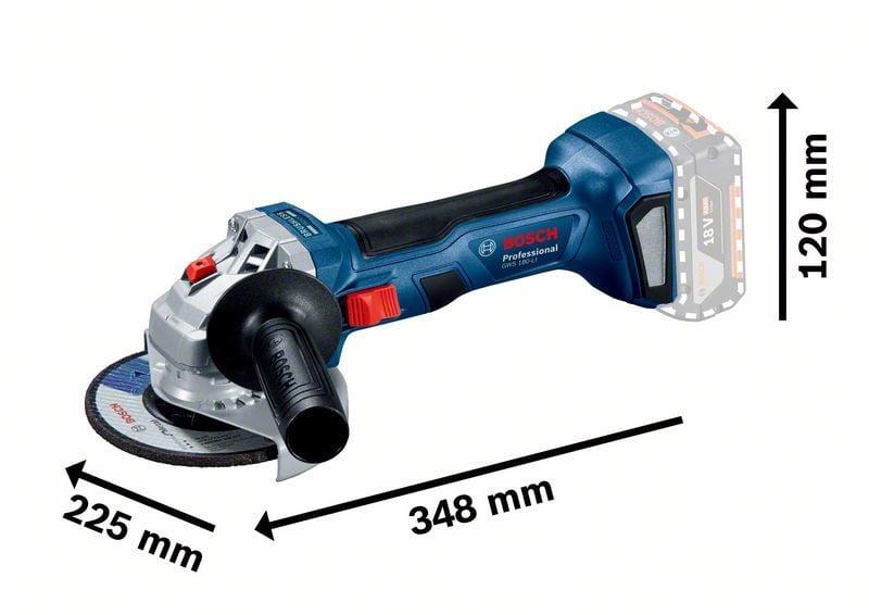 BOSCH GWS 180-LI Akülü Taşlama 115 mm (Akü-Şarj Aleti Hariç) nasıl kullanılır