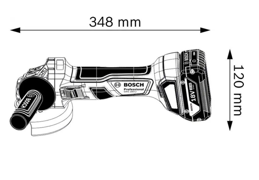 BOSCH GWS 180-LI Tek Akülü Avuç Taşlama Makinası (06019H9025) nereden bulurum
