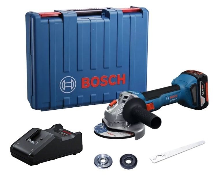 BOSCH GWS 18V-8 Tek Akülü Avuç Taşlama Makinası 18 Volt 4 Ah fiyatı