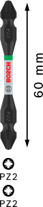 BOSCH Impact Control PZ2x65 Çift Taraflı Yıldız Bits Uç (Torklu Vidalamalar için) nasıl kullanılır