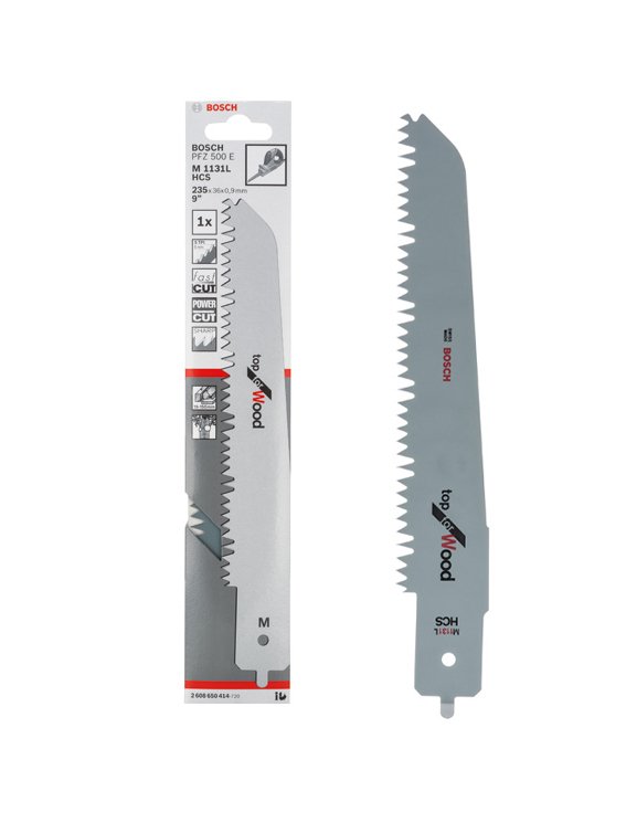 BOSCH M 1131 L Ahşap Kesimi İçin Tilki Kuyruğu Testere Ucu (PFZ 500 E İçin) fiyatı