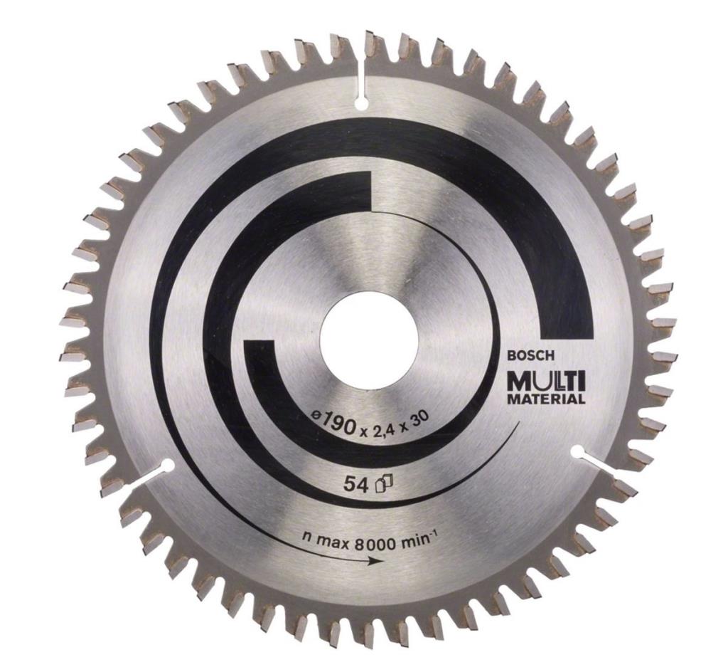 BOSCH MultiMaterial 190x30x2,8 mm 54 Diş Elmas Daire Testere (2608640509) fiyatı