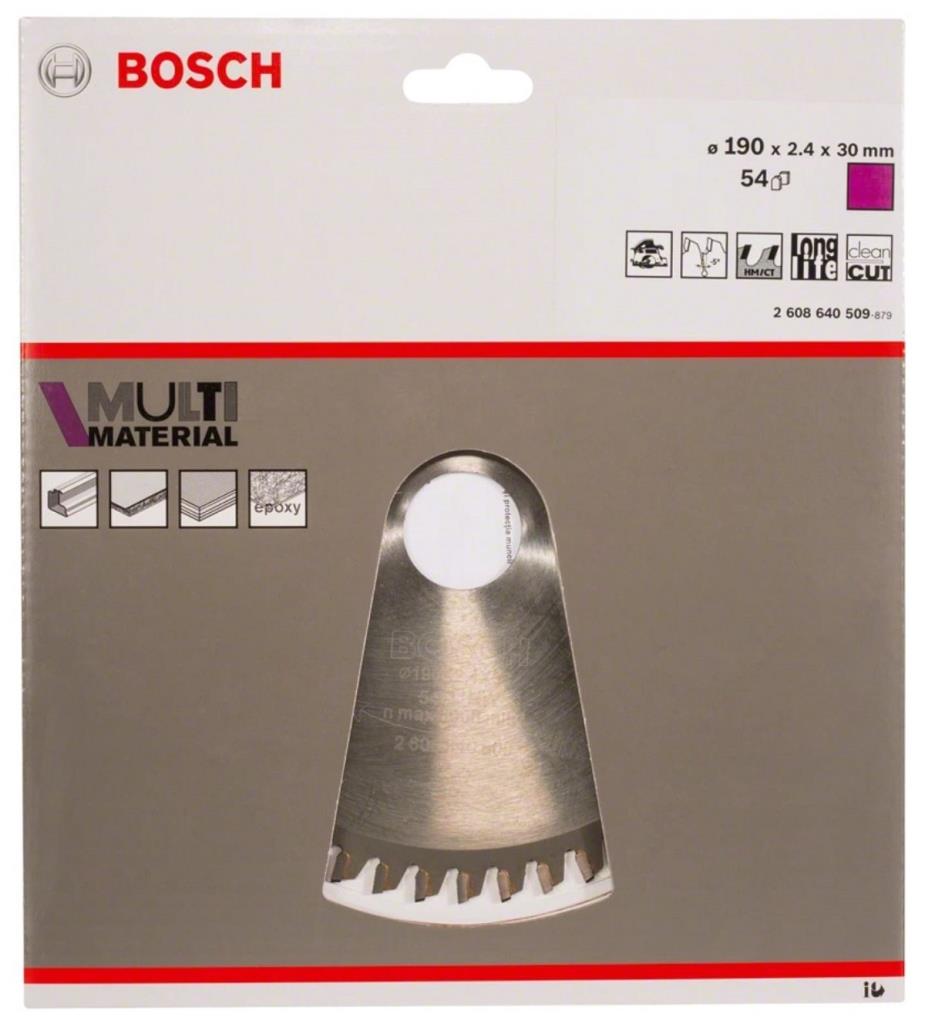 BOSCH MultiMaterial 190x30x2,8 mm 54 Diş Elmas Daire Testere (2608640509) nasıl kullanılır