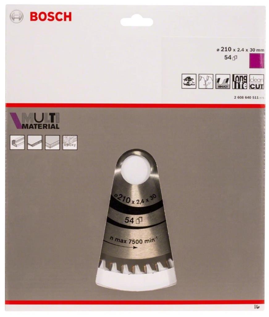 BOSCH MultiMaterial 210x30x2,8 mm 54 Diş Elmas Daire Testere (2608640511) nasıl kullanılır