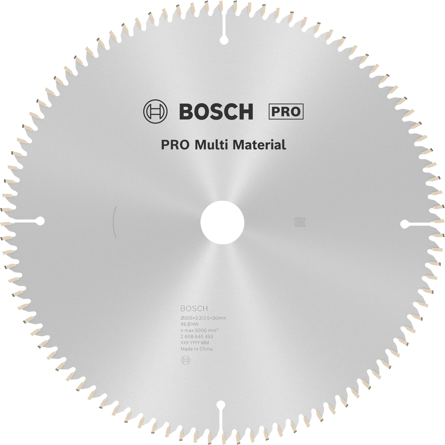 BOSCH MultiMaterial 305x30x3,2 mm 96 Diş Elmas Daire Testere (2608640453) fiyatı