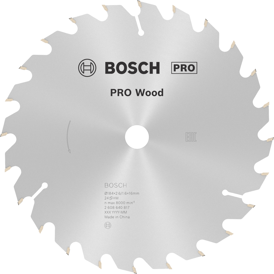 BOSCH Optiline Wood 184 mm 24 Diş Ahşap Daire Testere Bıçağı fiyatı