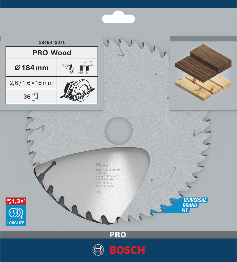 BOSCH Optiline Wood 184 mm 36 Diş Ahşap Daire Testere Bıçağı nasıl kullanılır