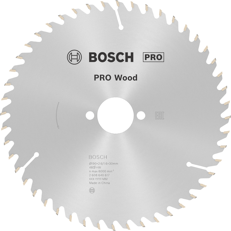 BOSCH Optiline Wood 190x30 mm 48 Diş Ahşap Daire Testere Bıçağı fiyatı