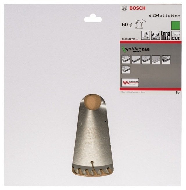 BOSCH Optiline Wood 254 mm 60 Diş Ahşap Elmas Daire Testere nasıl kullanılır