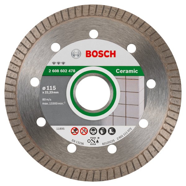 BOSCH Porselen-Seramik İçin Elmas Testere 115 mm (Temiz Kesim İçin) fiyatı