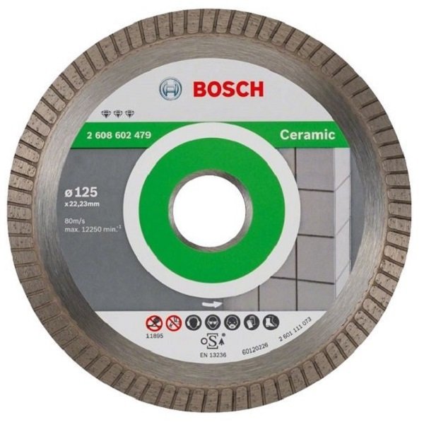 BOSCH Porselen-Seramik İçin Elmas Testere 125 mm (Temiz Kesim İçin) fiyatı