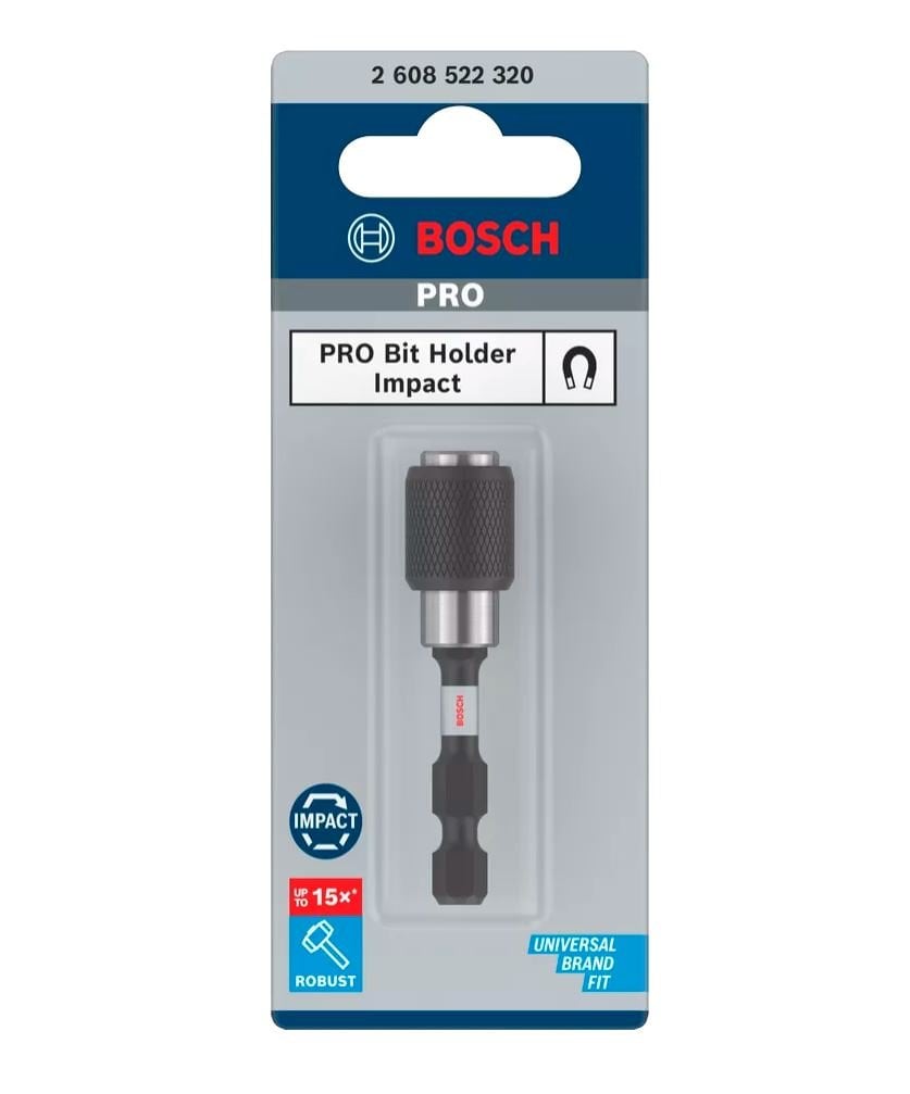 BOSCH PRO Impact Kilitli Bits Uzatma Adaptör 60 mm (Torklu Vidalama Makinaları için) nasıl kullanılır