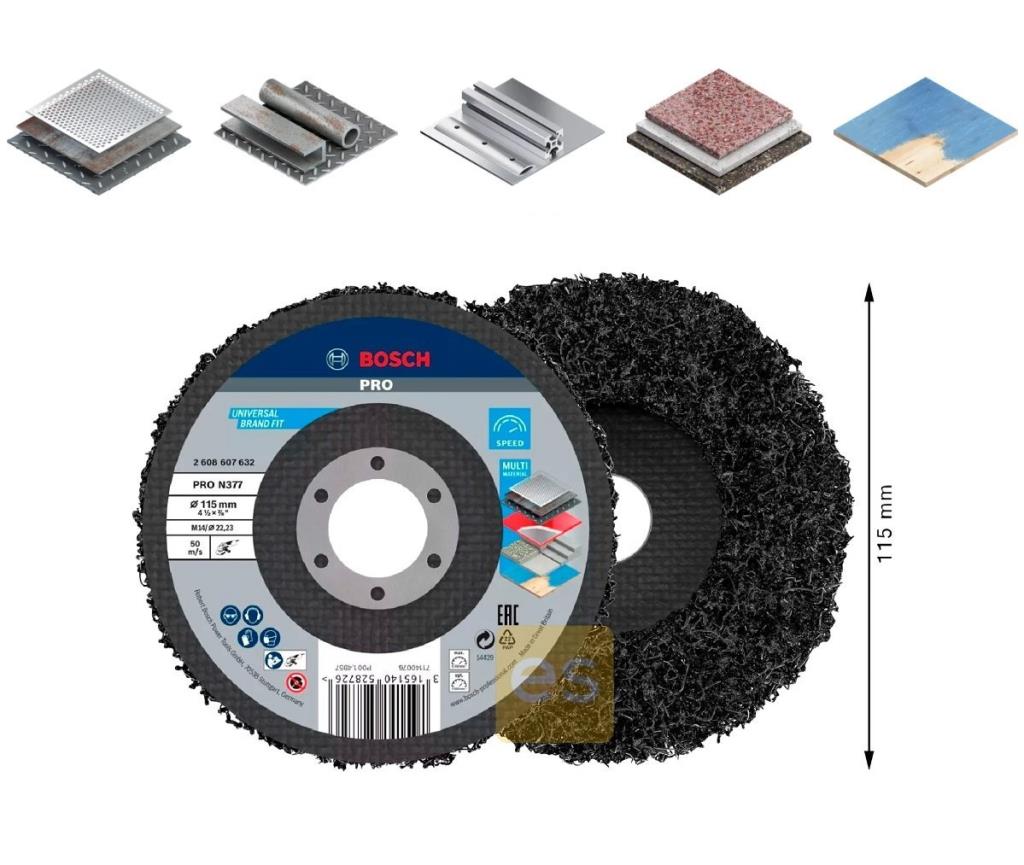 BOSCH PRO N377 Boya Sökücü - Pas Sökücü Disk 115 mm nasıl kullanılır