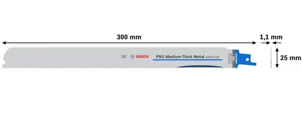 BOSCH PRO S 1237 BEF Metal Kesimi İçin Orta Hizmet Tilki Kuyruğu Testere Ucu 300 mm nasıl kullanılır